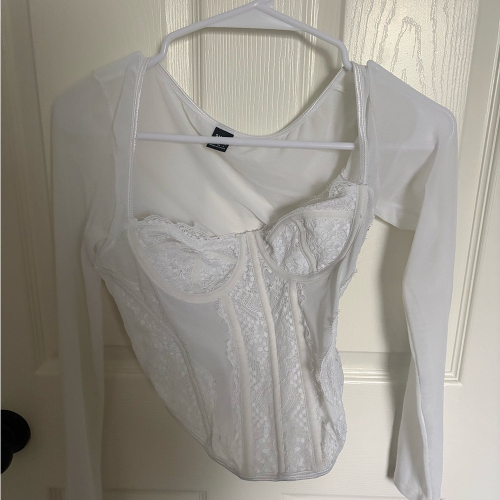 White Lace Top